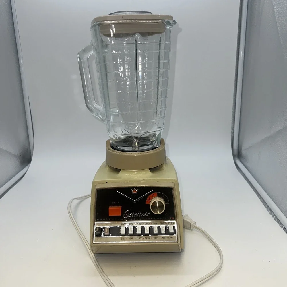 Vintage Osterizer Blender Imperial 14 Speed Oster, Glass Pitcher Tested